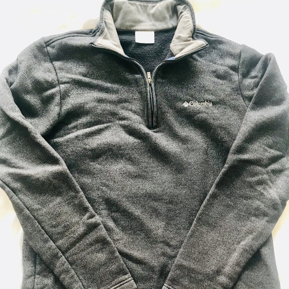 Fleecelined Columbia Quarter Zip Pullover